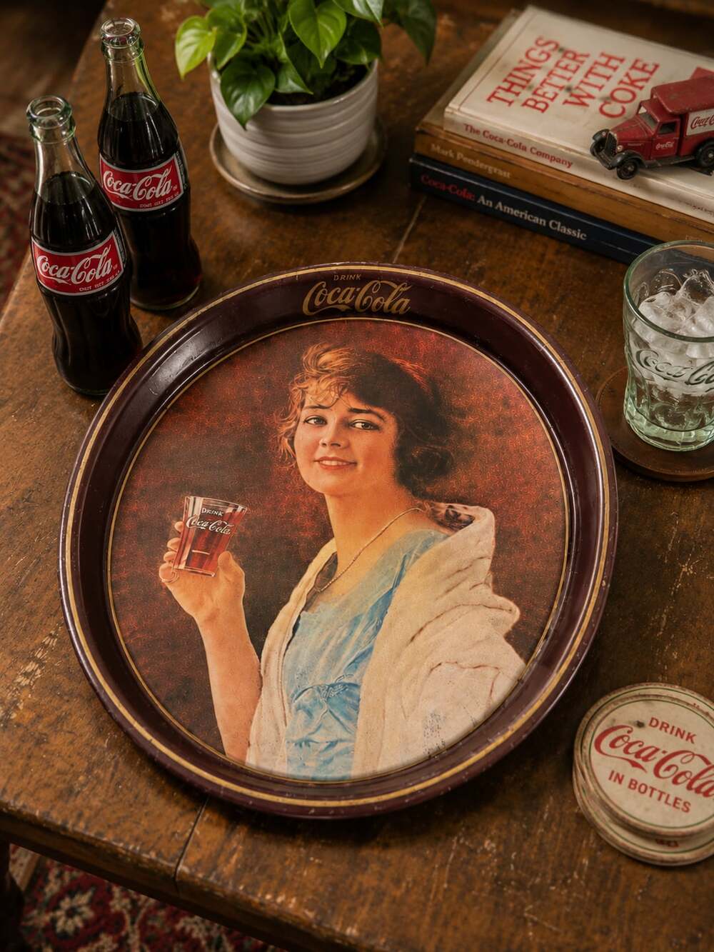Vintage 1970s Coca-Cola Serving Tray